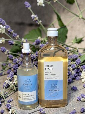 NEW*Bath & Body Works Aromatherapy Sage & Cedarwood Bundle/Lot
